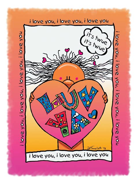 Luv Ya The Great Cosmic Happy Ass Card Co