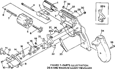 Parts Illustration And List Colt Double Action Revolvers