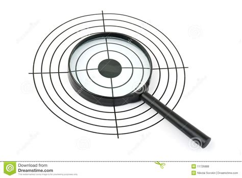 Shop for 10x magnifying desk lamp online at target. Magnifying Glass And Target Stock Photo - Image of loupe ...