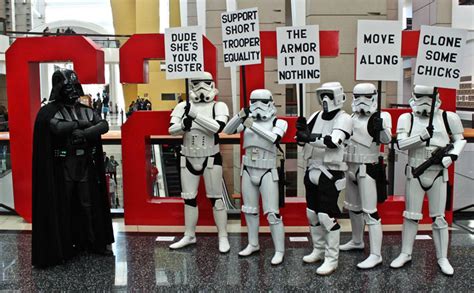 Picture Of The Day Meanwhile At The Stormtrooper Protest