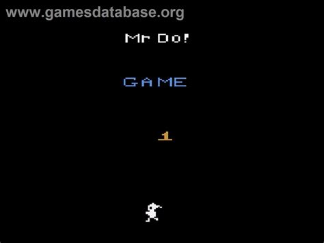 Mr Do Atari 2600 Artwork Title Screen