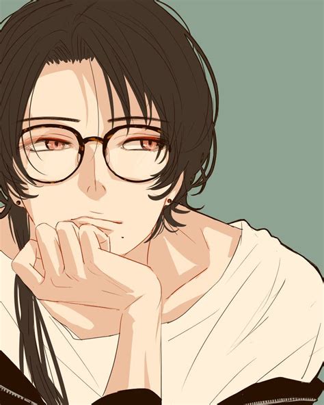 優起 on Twitter Anime guys with glasses Anime nerd Anime guys