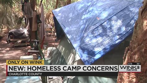 Concerns Growing Over Homeless Camps In Port Charlotte