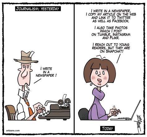 The Modern Journalist Cartoon Ipolitics