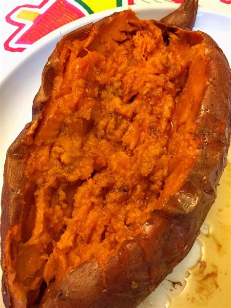 If you bake a sweet potatoes whole, it typically takes a full 60 minutes and a higher oven temperature. Perfect Oven Baked Sweet Potatoes Recipe - Melanie Cooks