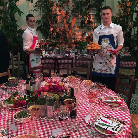 Dolce And Gabbanas Postshow Ode To Italy Extravaganza Night Dinner