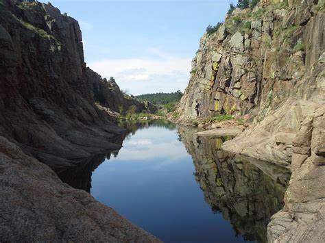 Went Down A 40 Foot Ravine In The Wichita Mountains Wildlife Refuge