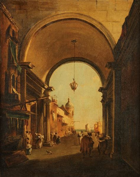 Italian Old Master Oil Painting Venice Guardi 18th C Nov 13 2012