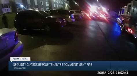Security Guards ‘banging On Everybodys Door To Save Lives From Fire Youtube