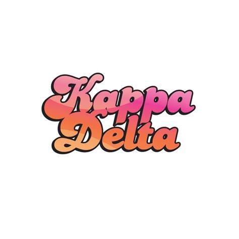 Kappa Delta Sticker 3 Kappa Delta Kappa Delta Sorority Kappa