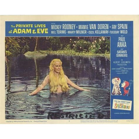 The Private Lives Of Adam And Eve Movie Poster Style B 11 X 14
