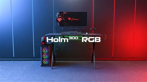 Holm 300 Rgb Ultimate Gaming Desk Youtube