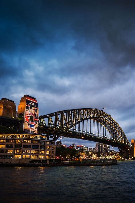 Sydney Australia Sydney Harbour Bridge Bridge City Nightlife Iphone