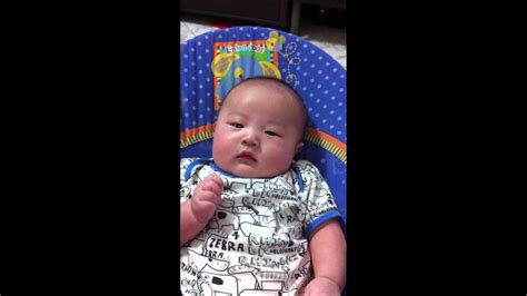 Ji sung singing idol baby boy hipster my love boys king style. 93 days old - Baby Ji Sung's close up video (1) - YouTube