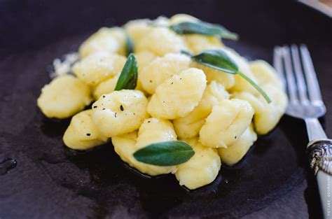 Gnocchis de pomme de terre au beurre de sauge