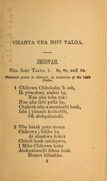 Chahta Vba Isht Taloa Holisso Choctaw Hymn Book Wright Alfred
