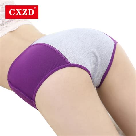 cxzd bamboo fiber women high waist waterproof menstrual period physiological pants leakproof