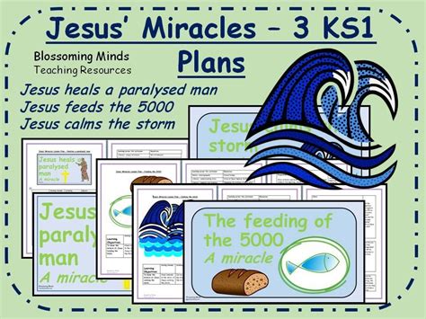 Jesus Miracles 3 Lesson Re Unit Ks1 Teaching Resources Jesus