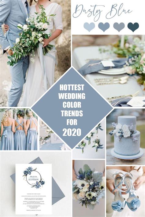 Weddingcolors Weddings By Color Wedding Color Trends Dusty Blue
