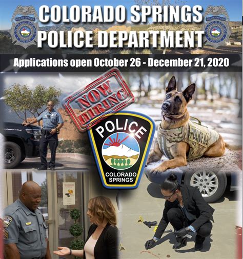 Job Opportunities Colorado Springs Police Department Colorado Jcf