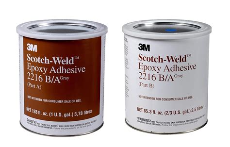 Buy 3m Talc Scotch Weld 20358 Epoxy Adhesive 2216 Part Ba Gray 1 Gal