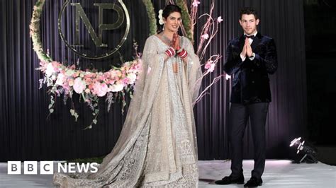 Priyanka Chopra Bollywood Star Reveals 75ft Wedding Veil Bbc News
