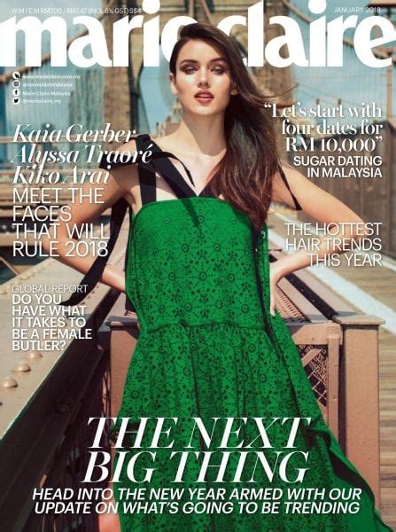 Marie Claire Malaysia — January 2018 Pdf Download Free