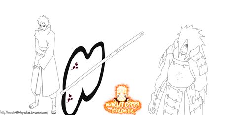 Lineart De Madara Y Obito Manga 601 By Naruto999 By Roker On