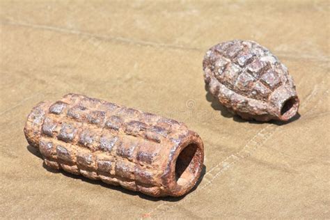 Old Defused High Explosive Shells Stock Image Image Of Explosive