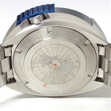 エドックス Edox ハイドロサブ オートマティック リミテッド 80301 3nbu Nbu 自動巻き メンズ 腕時計 中古