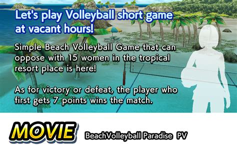 beach volleyball paradise