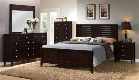 Long sofas for sale espresso tv stands furniture living room colors. F9281 Bedroom 5Pc Set in Dark Espresso by Boss w/Options