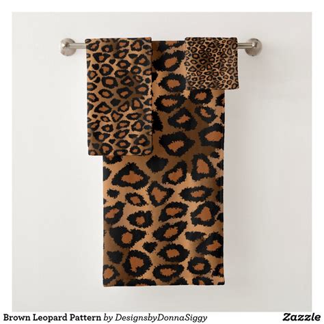 Bath Towels Luxury Luxury Bath Leopard Print Bathroom Monogrammed