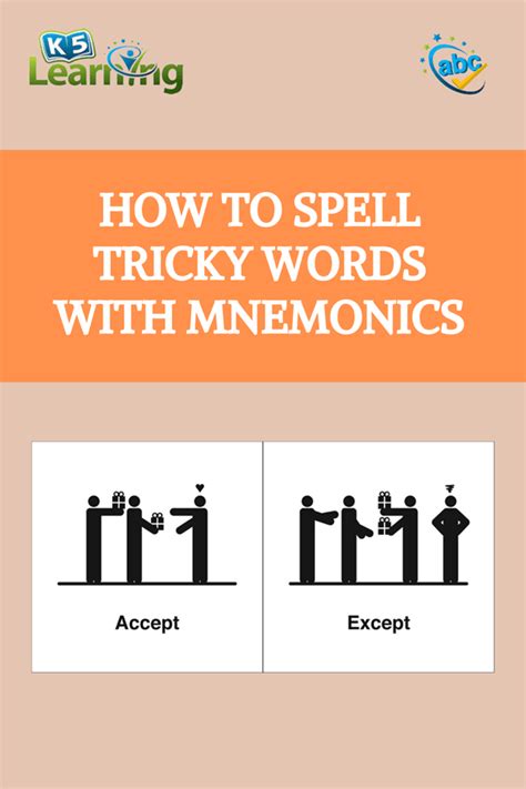 Remember How To Spell Tricky Words With Mnemonics K5 Learning