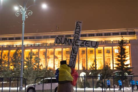The Days Of Protests Against The Government In Romania Editorial