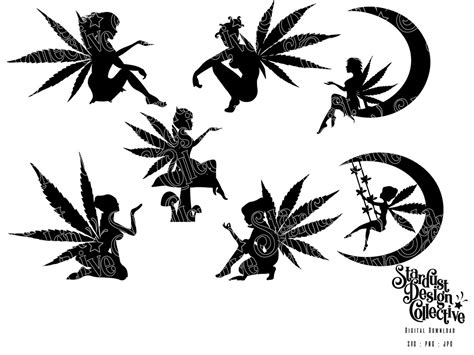 Weed Fairy Svg Free