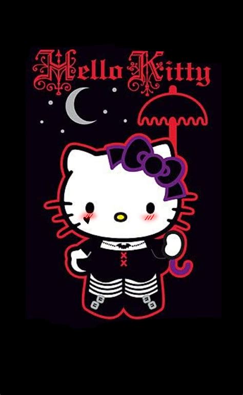 Goth Hello Kitty Gothic Hello Kitty Hd Phone Wallpaper Peakpx