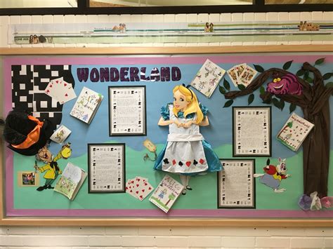 Alice In Wonderland Display Disney Classroom Alice In Wonderland