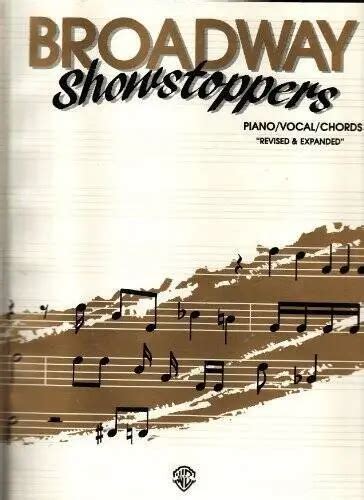 broadway showstoppers piano vocal chords sheet music by alfred music good 25 48 picclick