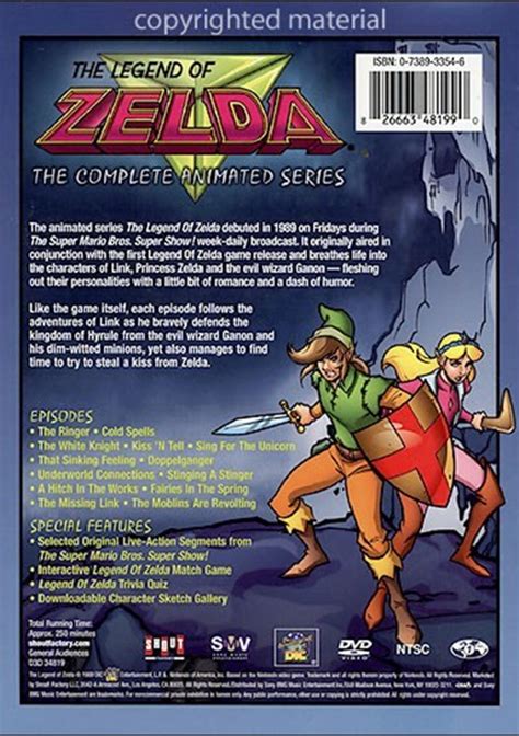 Legend Of Zelda The The Complete Series Dvd 1989 Dvd Empire