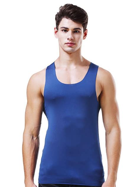 Zupora Men Tank Tops Dry Fit Bodybuilding Sleeveless Undershirt Muscle Compression Tank Top For