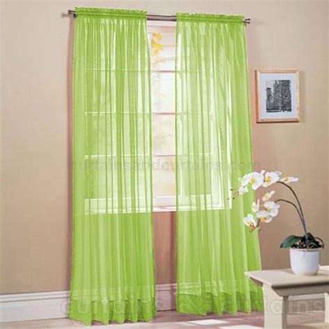 Check spelling or type a new query. Lime Green Slot Top Voile Net Curtain Panel - Curtains and ...