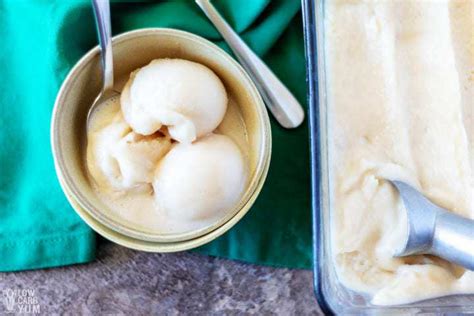 The trick to making pudding with almond milk is using less than you would if you were using traditional dairy milk. Vanilla Homemade Almond Milk Ice Cream | Low Carb Yum