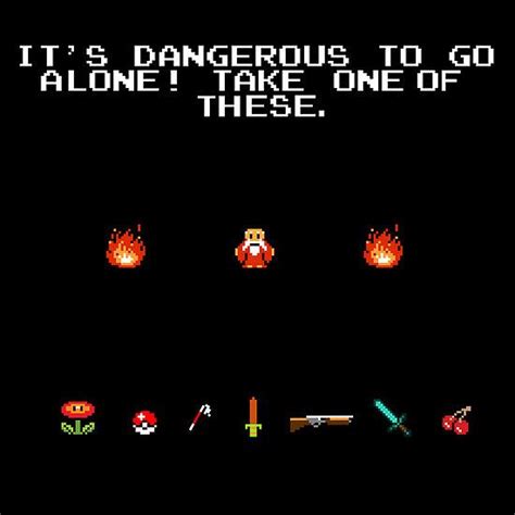 Its Dangerous To Go Alone Poster Poster Dangerous Alone