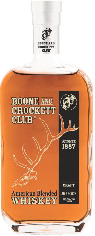 Boone And Crockett American Blended Whiskey Classic Liquor Shop