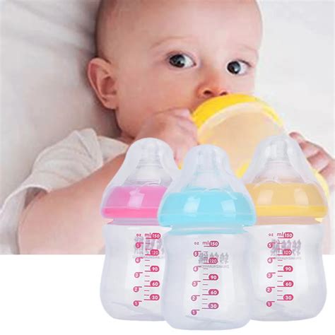 150ml Cute Baby Straw Cup Infant Newborn Bottle Children Learn Feeding