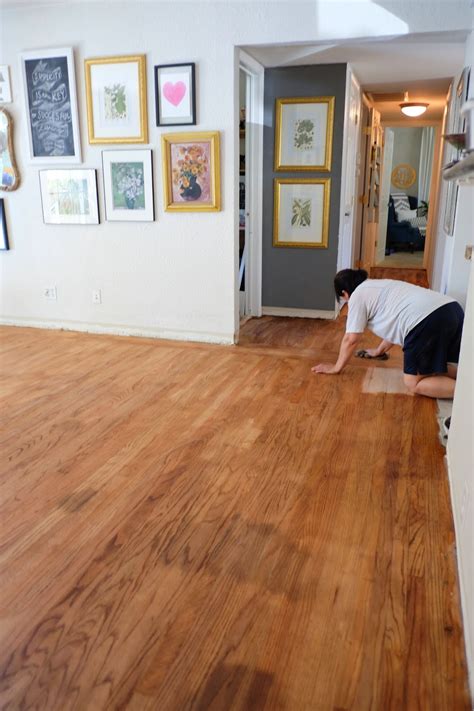 Domestic Fashionista: Refinishing Our Hardwood Floors