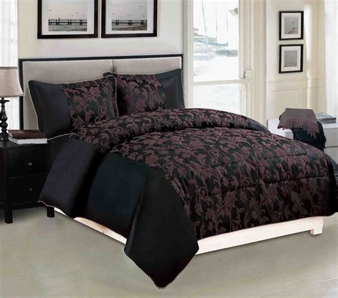3 Piece Jacquard Quilted Bedspread Comforter Pillow Shamsluxury Bed