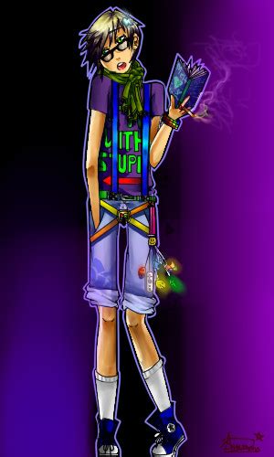 Chic Geek Boy Coloured By Animositl On Deviantart