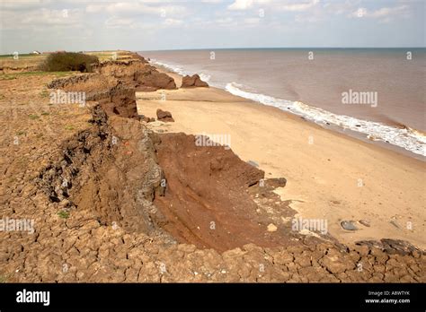 Coastal Erosion Near Withernsea Holderness East Yorkshire The Fastest
